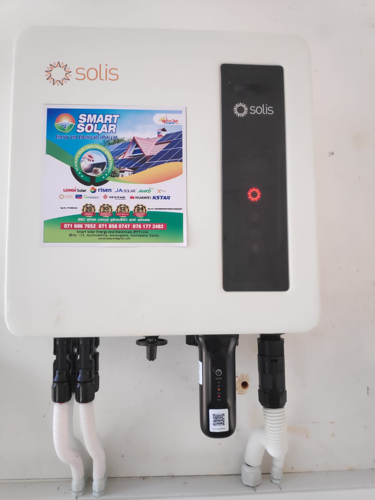 5kW solar panel installation in Gunnapana Sri Lanka - Image 2