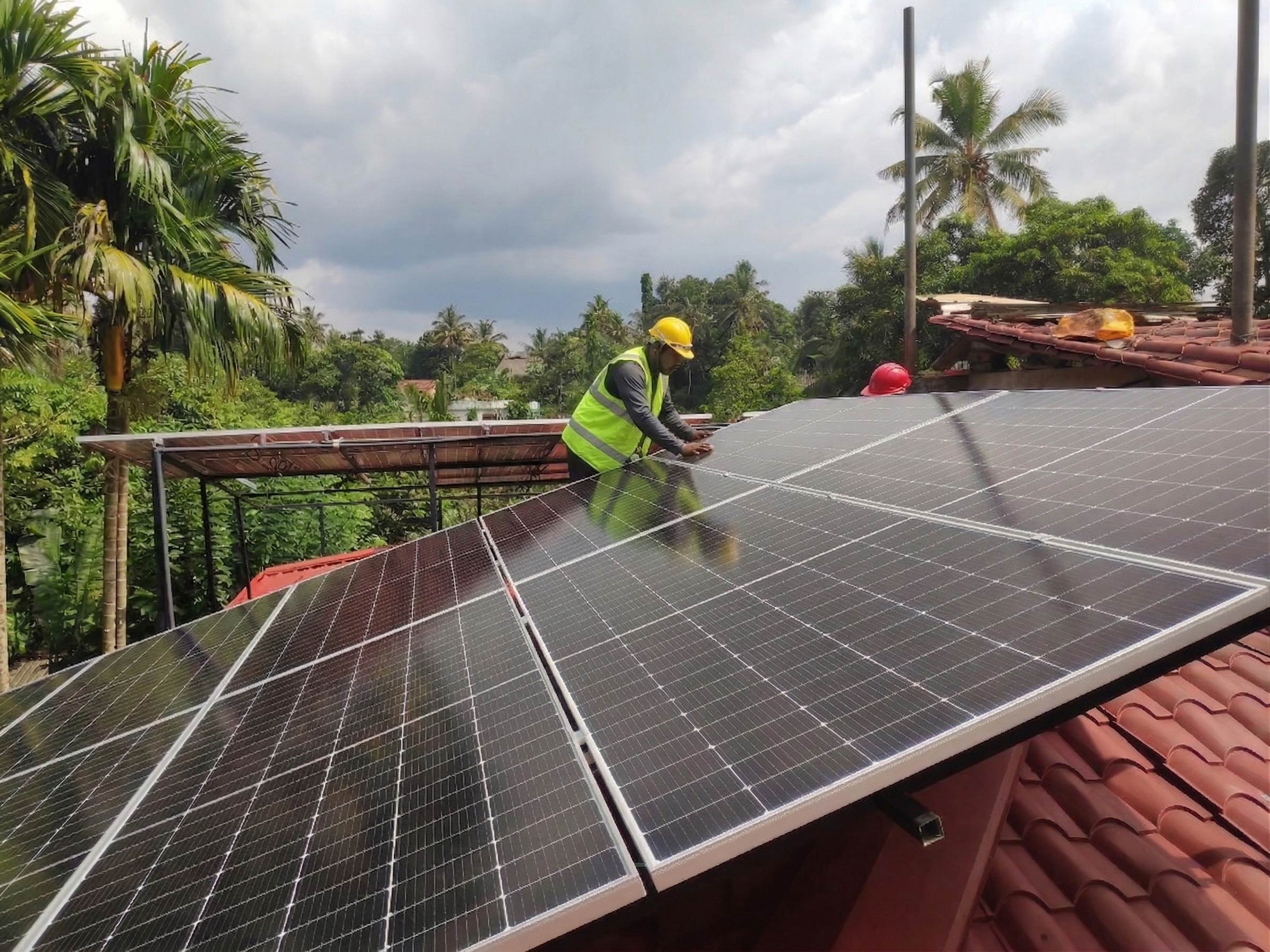 15KW solar panel installation in Katugasthota Sri Lanka - Image 3
