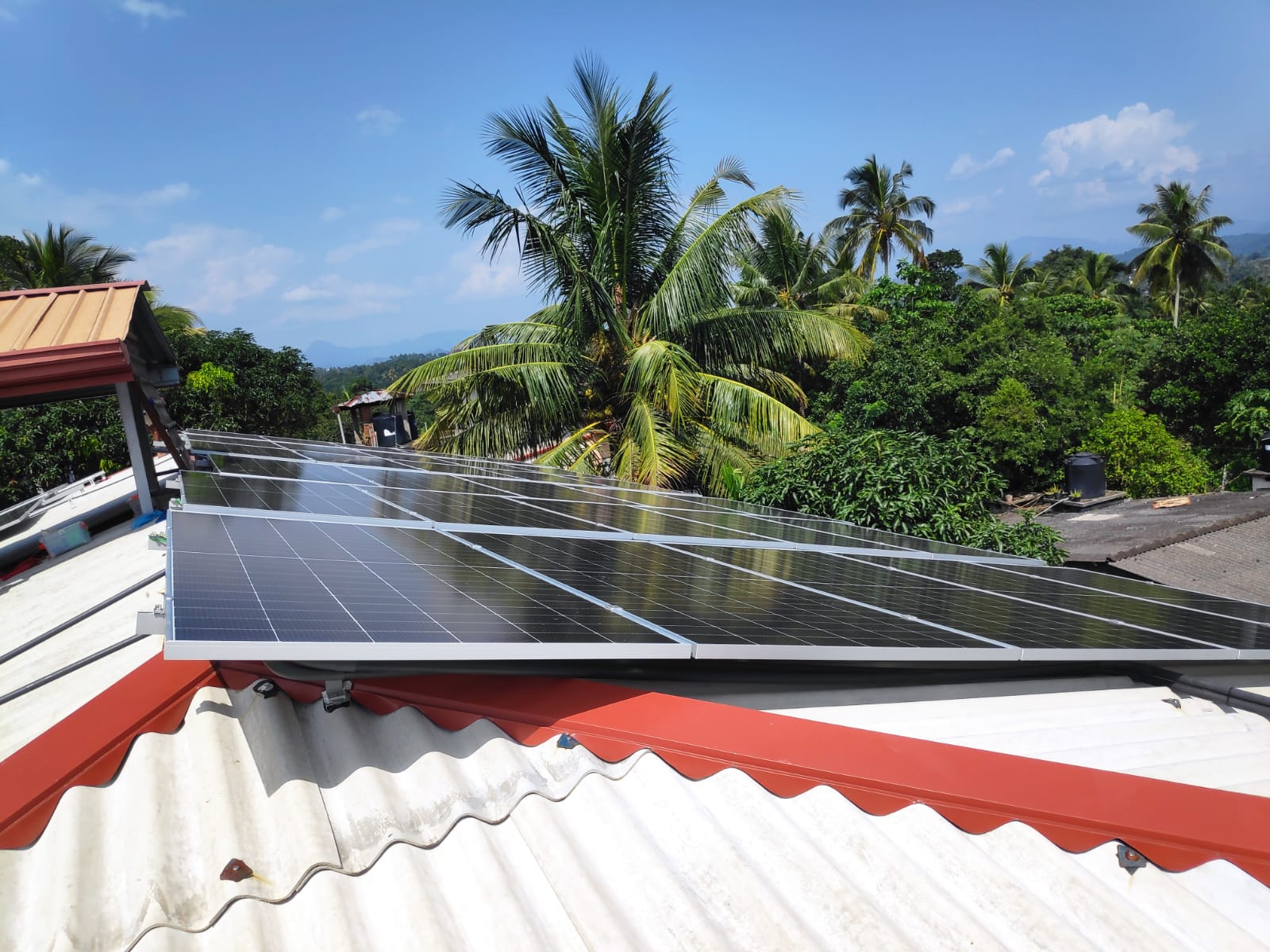 20kW solar panel installation in Naththaranpotha Sri Lanka - Image 3