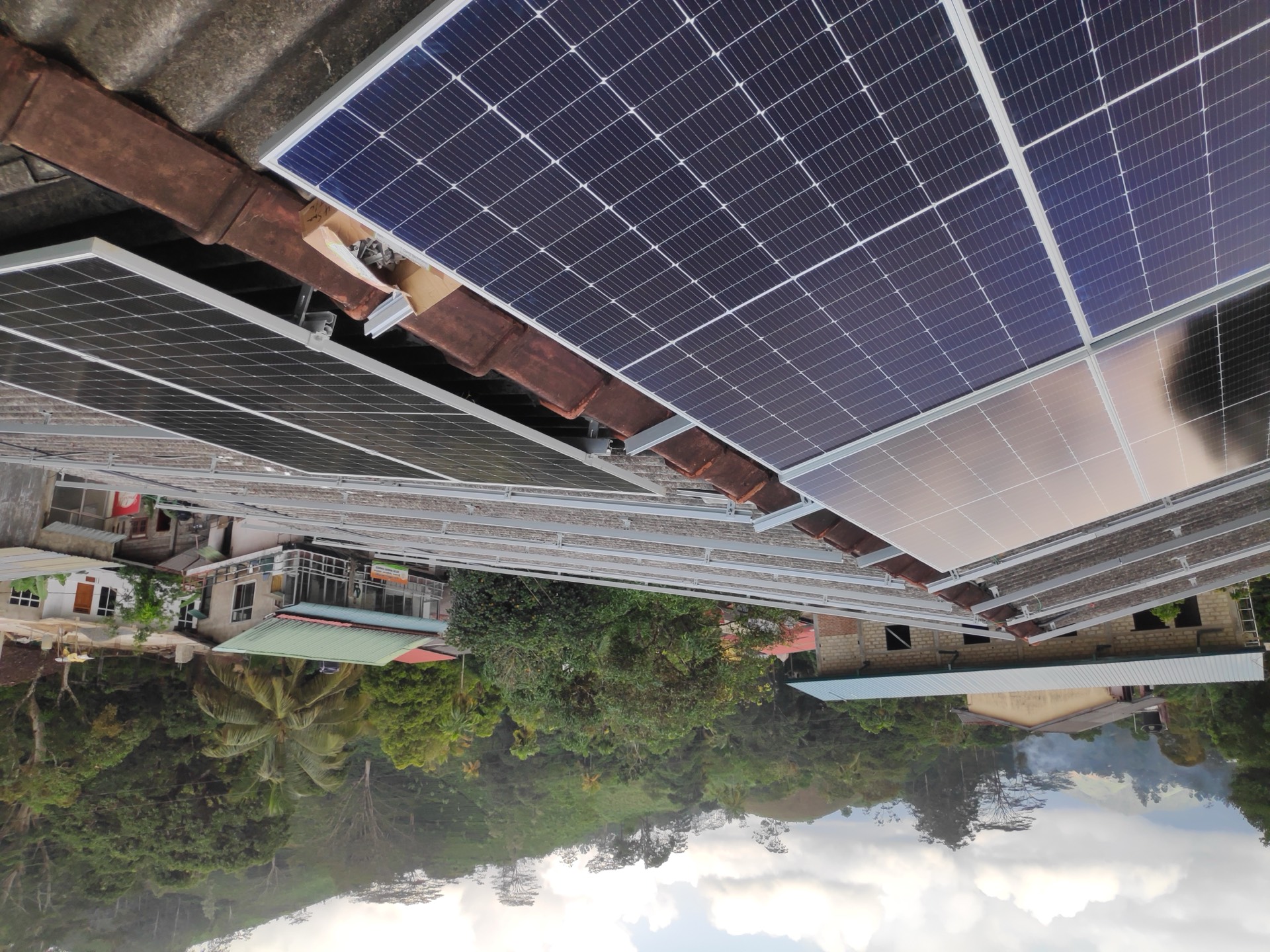 25kW solar installation in Panwila, Sri Lanka