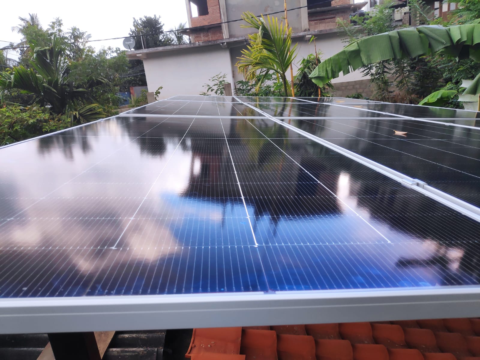5kW solar panel installation in Pilimathalawa Sri Lanka - Image 1